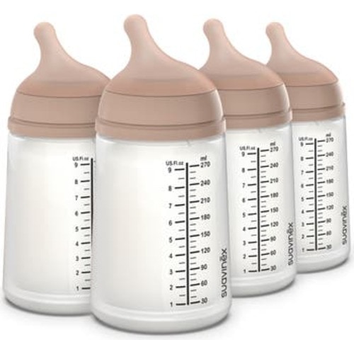4-Pack Adaptable Flow Large Anti-Colic Bottles