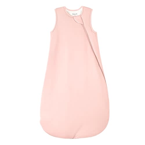 EasyFi Rayon Made from Bamboo Sleep Sack 0-6 Months 2.5 Tog Winter Supersoft Infant Newborn Sleep Sack 0-3M Thick Warm Baby Sleeping Bag 3-6 Months 2-Way Zipper Baby Wearable Blanket