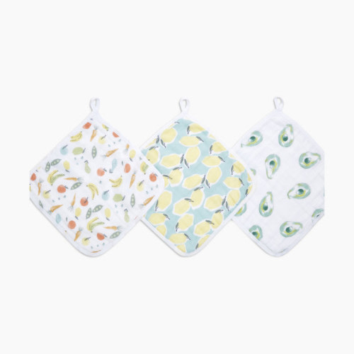 Aden + Anais Essentials Cotton Washcloth (3 Pack) - Farm To Table