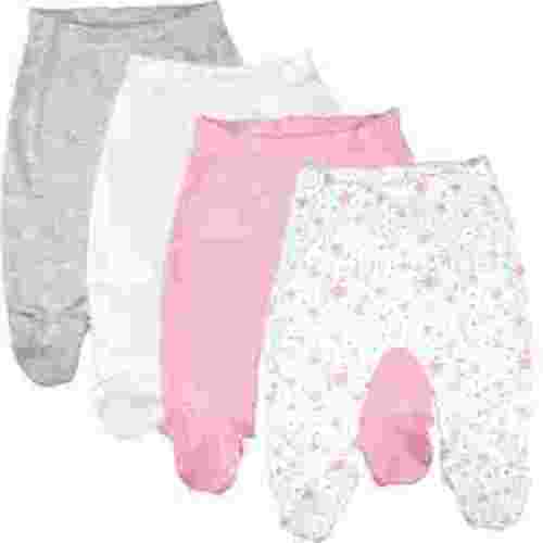 123 Bear Baby 100% Cotton Infant Pants with Footies 100% Cotton Unisex Boys Girls Multipacks