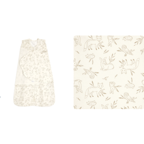 100% Cotton Baby Swaddle Forest Lullaby | Newborn | HALO US