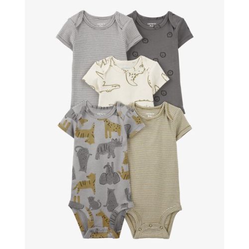 Baby 5-Pack Striped Alligator Short-Sleeve Bodysuits - Carter's | Carter's