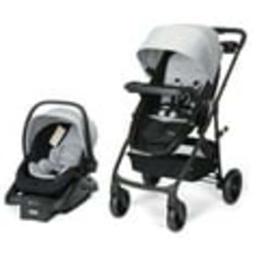 Safety 1st Grow and Go Sprint Modular Travel System Stroller with Rear-Facing Infant Car Seat, Whisper Grey, Toddler, Unisex