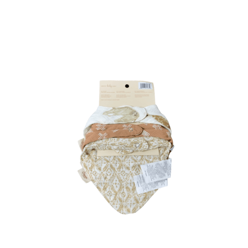 Crane Baby Muslin 3 Piece Bib Set, Kendi