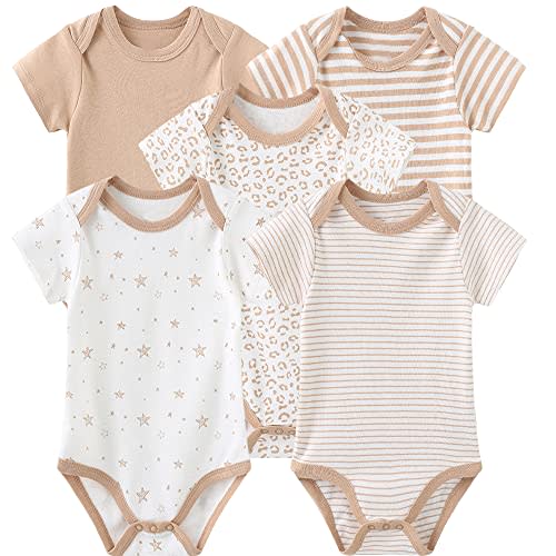 Kiddiezoom Unisex Newborn Baby Short-Sleeve Bodysuit Baby Layette Essentials Giftset Clothing Set