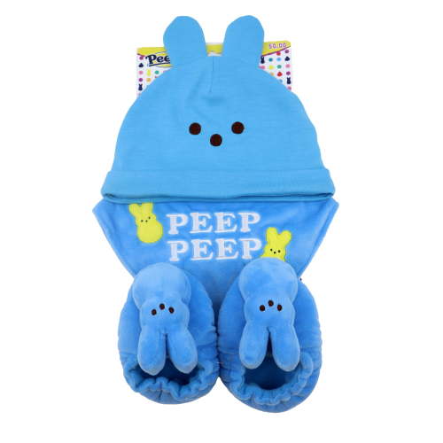 Peeps 3-Piece Baby Easter Gift Set, Blue
