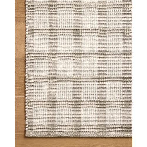 Loloi Magnolia Home by Joanna Gaines Ryder Collection RYD-02 Stone/Ivory 5'-0" x 7'-6" Area Rug