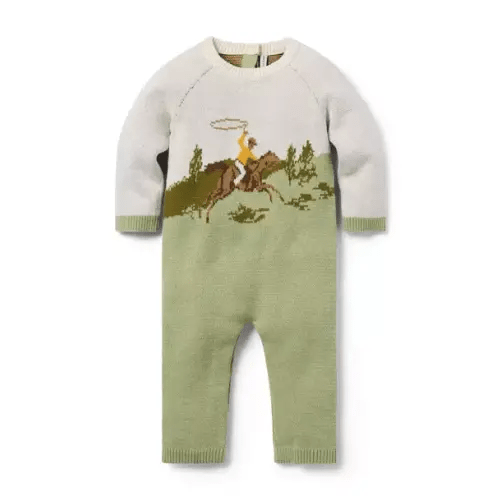 Baby Cowboy Sweater One-Piece