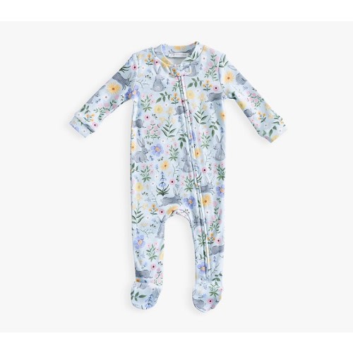 Rifle Paper Co.  Bunny Floral Organic Cotton Baby Pajama