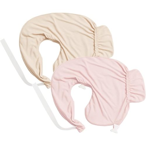 Nursing Pillow Covers Compatible with My Brest Friend Nursing Pillow, 2 Pack, Machine Washable, Soft and Breathable Fabric, Covers Only, Pillow Not Included