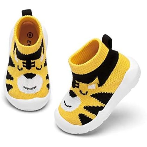 Engtoy Baby Shoes Baby Sock Shoes Baby Walking Shoes Infant Non-Slip Breathable Slippers with Soft Rubber Sole Baby Boys Girls Slip On Sneakers