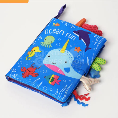 Buy Montessori Baby Soft Sensory Book Online I Montessori Generation