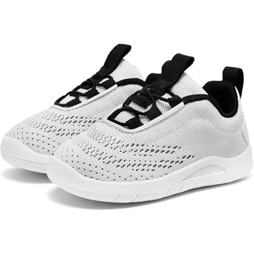 MORENDL Toddler Slip On Sneakers Baby Walking Shoes Non-Slip Breathable Boys & Girls Tennis Shoes Infant Running Shoes