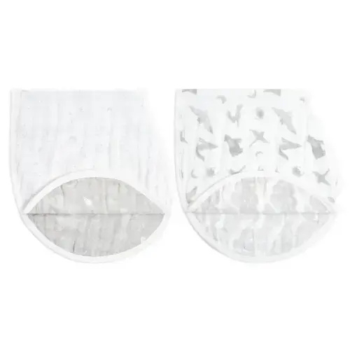 Map The Stars Organic Cotton Burpy Bibs 2pk