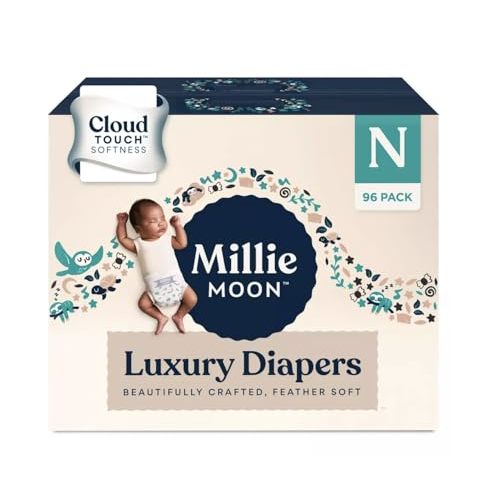 Millie Moon Luxury Diapers - Newborn - (96ct)