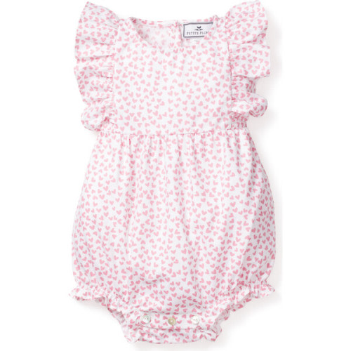 Infant Ruffled Romper, Sweethearts - Petite Plume Rompers | Maisonette