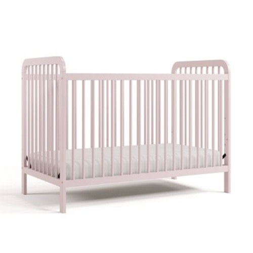 Storkcraft Pasadena 3-In-1 Convertible Crib - Blush