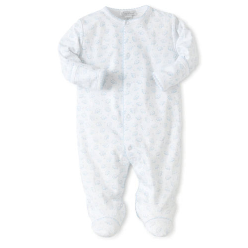 Blue Ele-Fun Footie (3-6 Month)