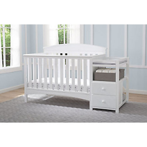 Delta Children Abby Convertible Baby Crib And Changer