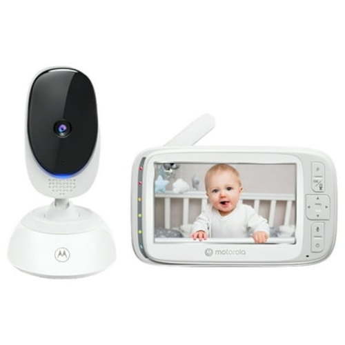 "Motorola VM75 5"" Video Baby Monitor with Camera, Two-Way Talk, Lullabies, Remote Zoom"