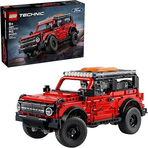 LEGO Technic Ford Bronco Kids Toy Car - Building Toy for Boys and Girls, Ages 10+ - Car Toy and Model Kit - Makes a Cool Birthday Gift for Kids - Authentic Ford Bronco Trim & Details - 42213