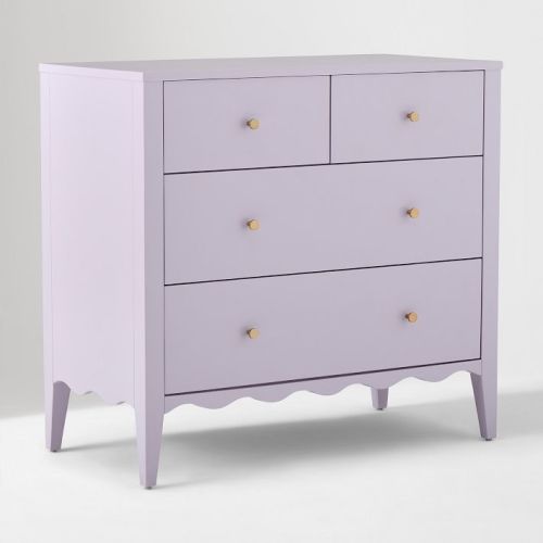 Kids Daisy Narrow 4-Drawer Dresser (36")