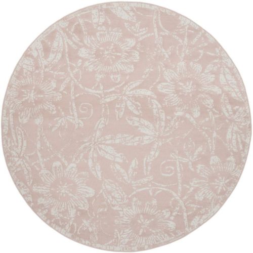 Nourison Whimsicle Whs05 Indoor Only Area Rug - Pink 5' X Round
