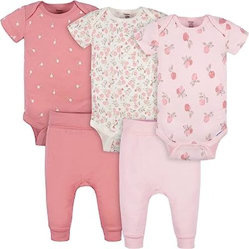 Gerber unisex-baby CasualStretchy Pant Set