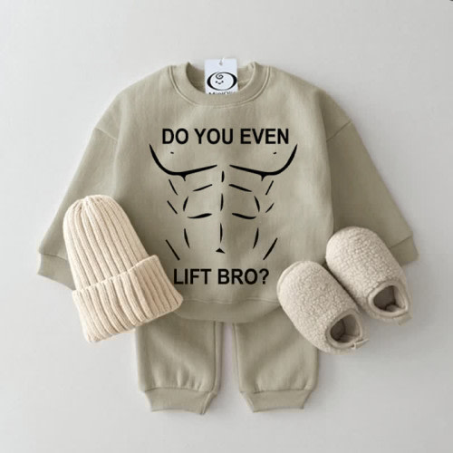 DO YOU EVEN LIFT BRO Baby 2-piece Set