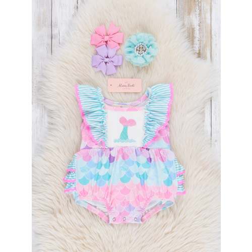 Mermaid Splash Ruffle Bubble