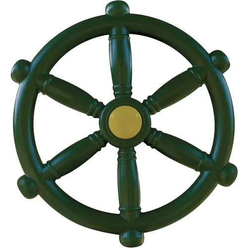 Gorilla Playsets 07-0006 Pirate's Wheel Swing Set Accessory with 12 Inch Diameter, Green