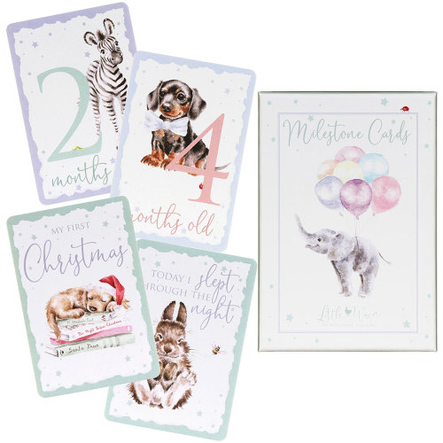 Wrendale Designs Baby Milestone Cards