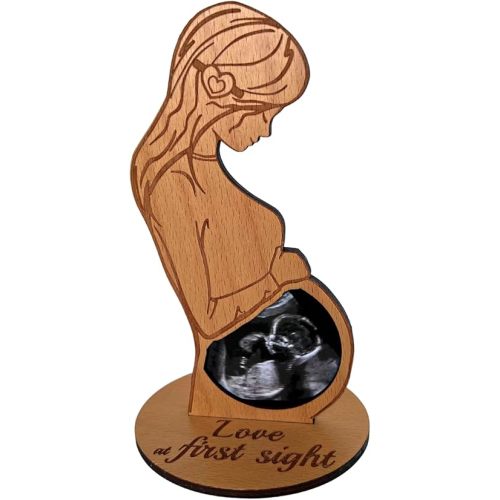 Heart's Sign Baby Ultrasound Photo Frame - Expecting Mom Gift for Pregnant Friend | Pregnant Wife Gifts From Husband | Sonogram Frame Gift for Pregnant Women | Gifts for Pregnant Wife