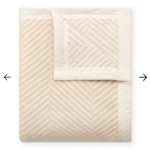 Chappywrap - Harborview Herringbone Cream Blanket