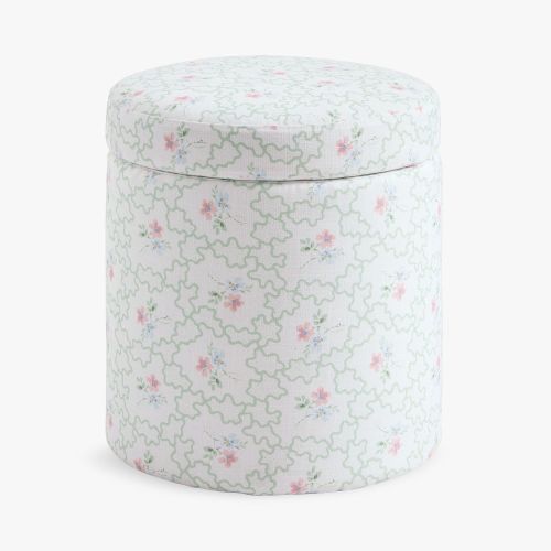 Hill House Home Round Storage Ottoman