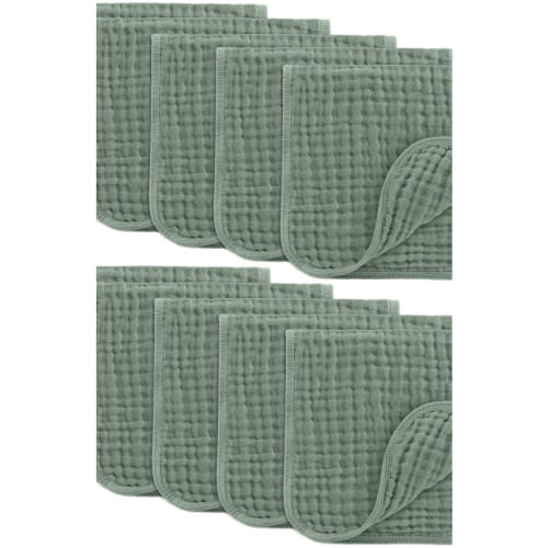 Muslin Burp Cloths - Pack of 10
