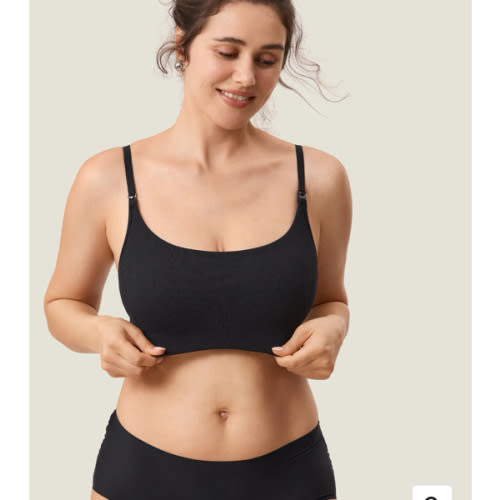 Ribbed Scoop Nursing Bralette