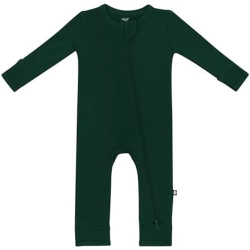 KYTE BABY Unisex Rayon Made From Bamboo Zippered Rompers 0-24 Months