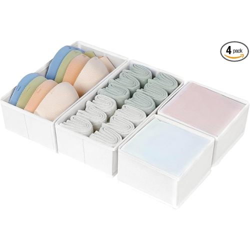 Drawer Organizers 4 Pack - White