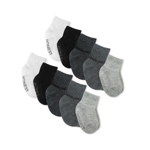 10-Pack Cozy Socks Sustainably Made Bundle | Honest Baby Clothing