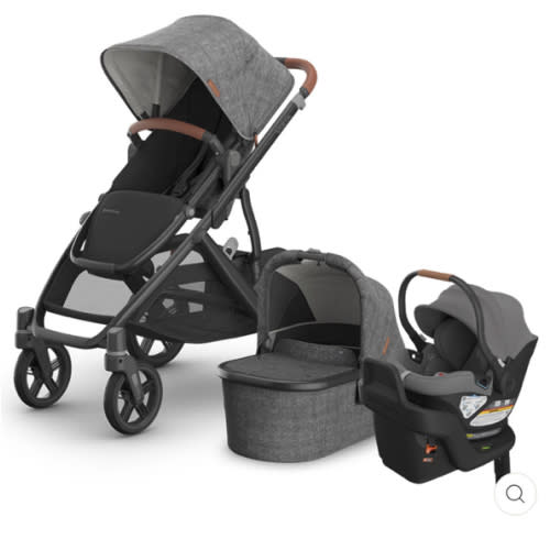 Vista V3 Stroller + Aria Travel System - Greyson / With a Bassinet / Greyson