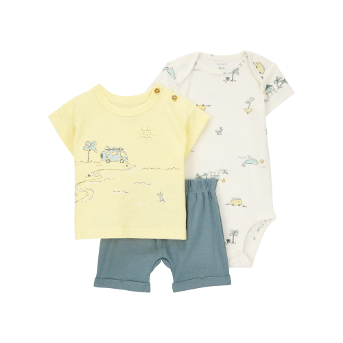 Baby 3-Piece Beach Outfit Set - Carter's | Carter's