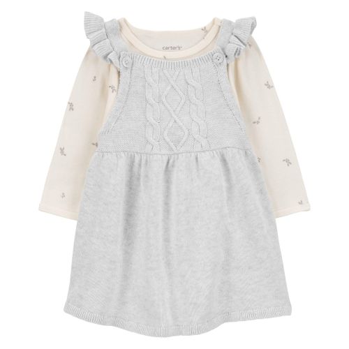 Baby 2-Piece Long-Sleeve Bodysuit & Sweater Knit Jumper Set - Carter's | Carter's