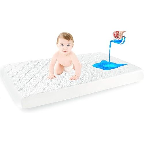Waterproof Crib Fitted Mattress Protector
