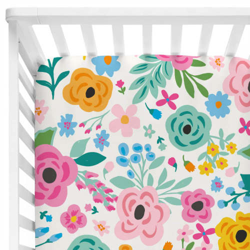 Pretty Poppies Crib Sheet