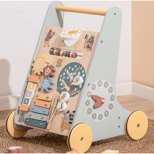 ROBUD Wooden Baby Push Walker - Forest Vitality
