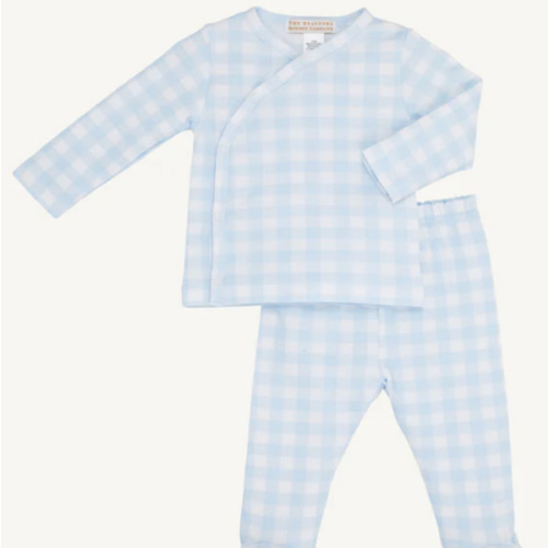 Cameron Cross-Front Set - Buckhead Blue Gingham