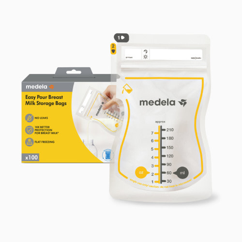 Medela Easy Pour Breast Milk Storage Bags - 100