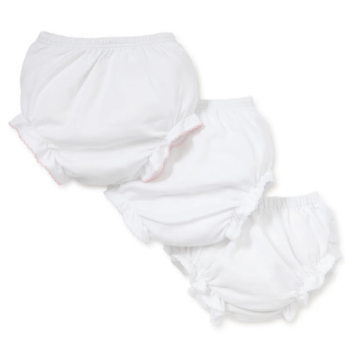 White Kissy Basics Diaper Cover Set (6-9months)