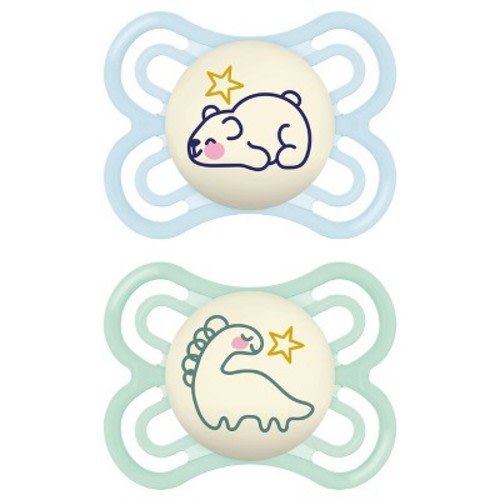 MAM Perfect Night Pacifier 0-6m - 2pk - Boy